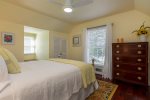 Sunset Guest Room provides Queen Bed, bureau, side tables, lamps and closet